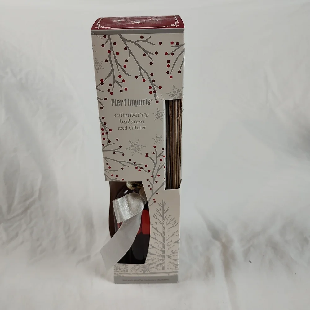 Pier 1 Imports Cranberry Balsam Red Diffuser 10fl oz